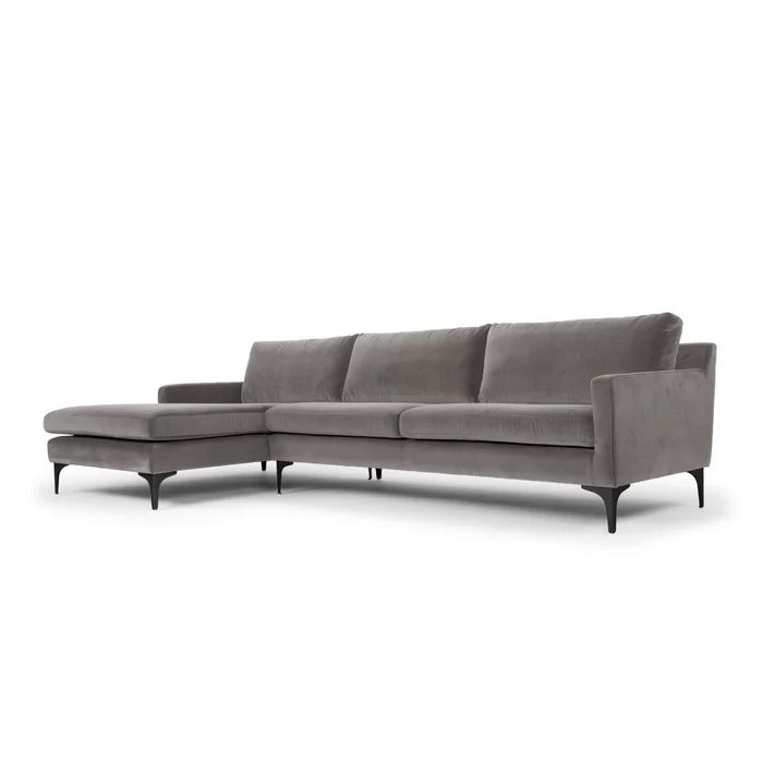 L Shape Sofa Set: Piece Upholstered Chaise Sectional
