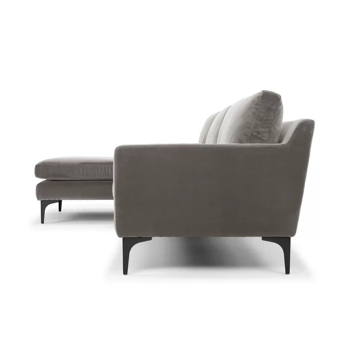 L Shape Sofa Set: Piece Upholstered Chaise Sectional