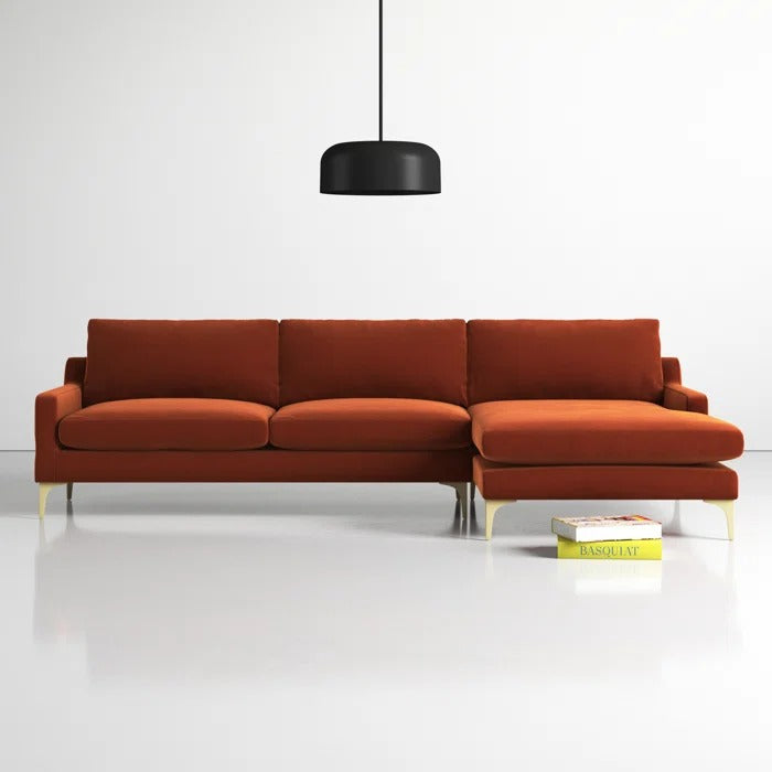 L Shape Sofa Set: Piece Upholstered Chaise Sectional