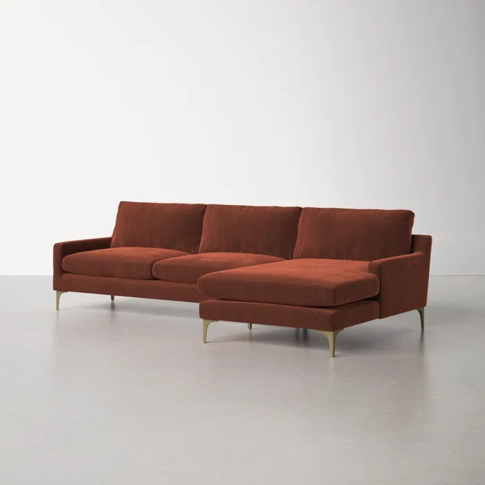 L Shape Sofa Set: Piece Upholstered Chaise Sectional