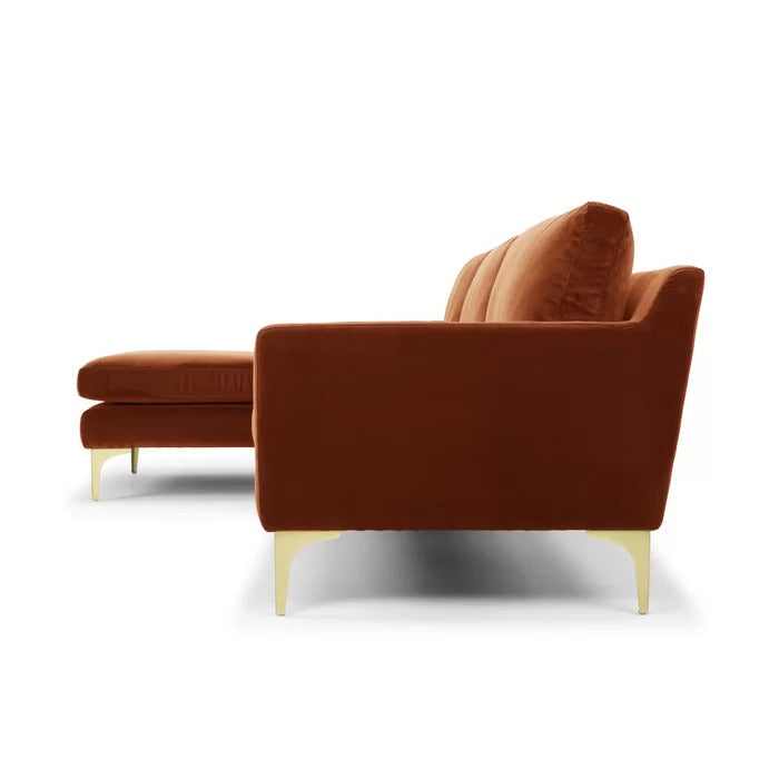 L Shape Sofa Set: Piece Upholstered Chaise Sectional
