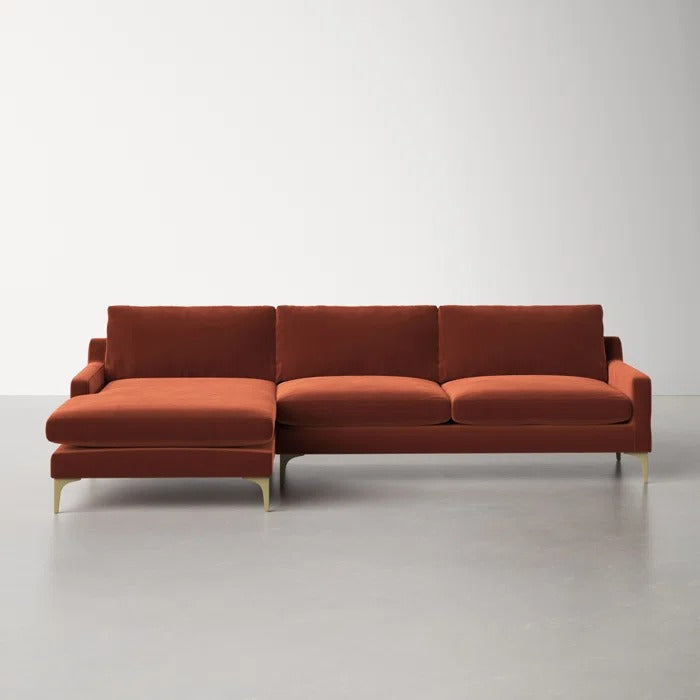 L Shape Sofa Set: Piece Upholstered Chaise Sectional