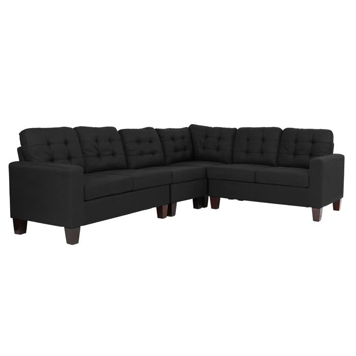 L Shape Sofa Set: Reversible Corner Design Sofa