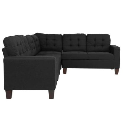 L Shape Sofa Set: Reversible Corner Design Sofa