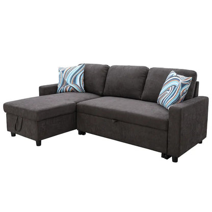 L Shape Sofa Set: Reversible Sleeper Sectional Sofa