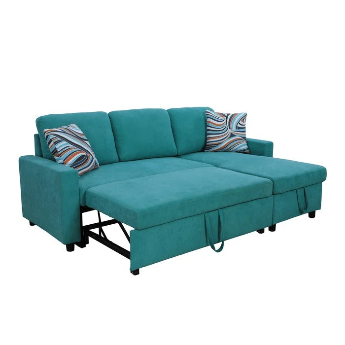 L Shape Sofa Set: Reversible Sleeper Sectional Sofa