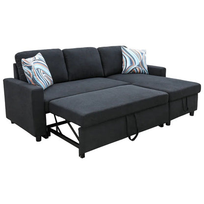 L Shape Sofa Set: Reversible Sleeper Sectional Sofa
