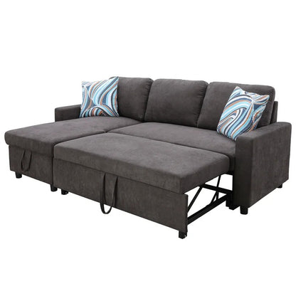 L Shape Sofa Set: Reversible Sleeper Sectional Sofa