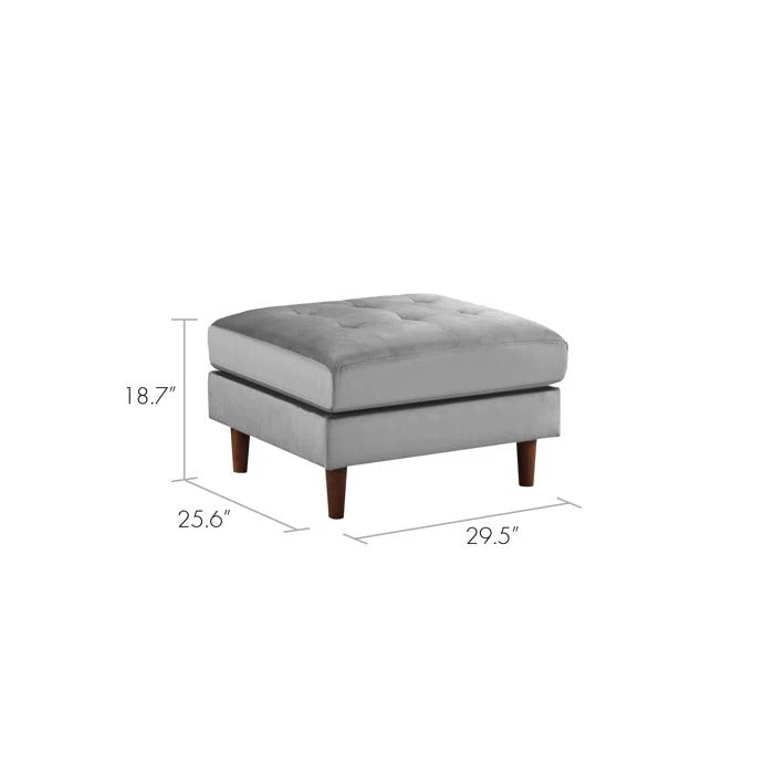 L Shape Sofa Set: Reversible Sofa & Chaise with Ottoman