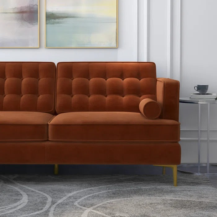 L Shape Sofa Set: Sofa-and-Chaise Sectional