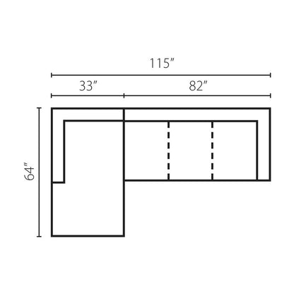 L Shape Sofa Set: Sturdy Steel Springs and Kiln-Dried Wood