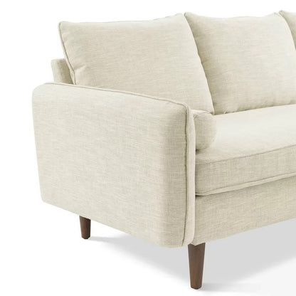 L Shape Sofa Set: Upholstered Fabric Right or Left Sectional Sofa Sectional Sofa