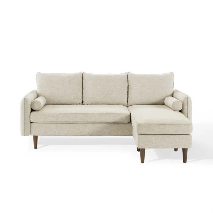 L Shape Sofa Set: Upholstered Fabric Right or Left Sectional Sofa Sectional Sofa