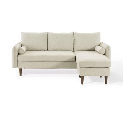 L Shape Sofa Set: Upholstered Fabric Right or Left Sectional Sofa Sectional Sofa