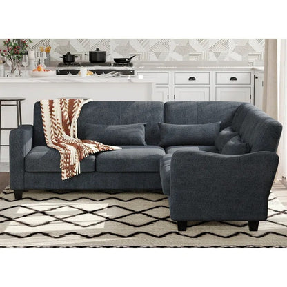 L Shape Sofa Set: Versatile Small Sectional Sofa