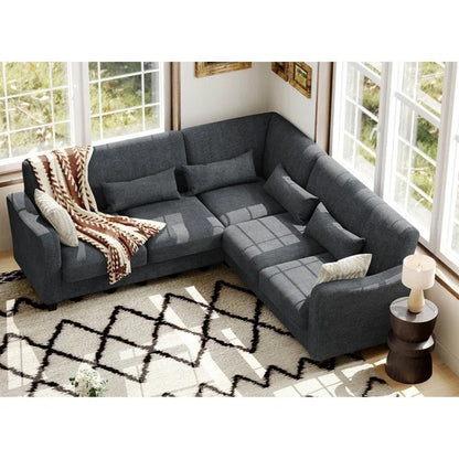L Shape Sofa Set: Versatile Small Sectional Sofa