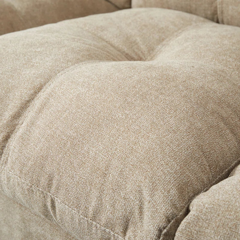 Luxury Sofa Sets: 3-Piece Cotton Upholstered Sofa & Chair Set with Pillowtop Arms