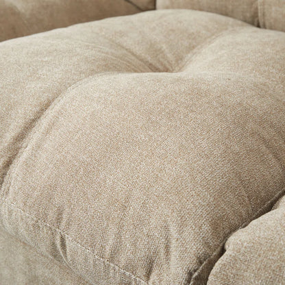 Luxury Sofa Sets: 3-Piece Cotton Upholstered Sofa & Chair Set with Pillowtop Arms
