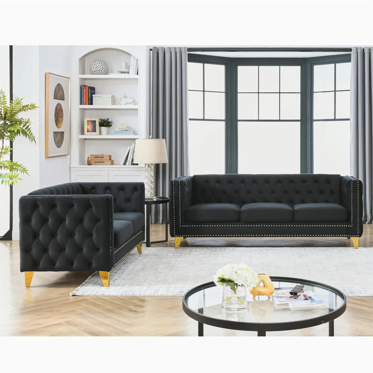 7 Seater Sofa Set: Luxurious Velvet Sofa for Comfort & Stylish