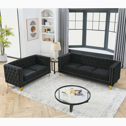 7 Seater Sofa Set: Luxurious Velvet Sofa for Comfort & Stylish