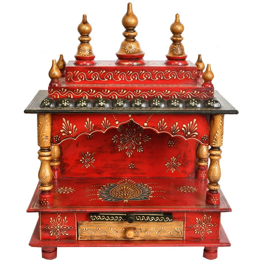 Mandir: Handmade Multicolor Temple