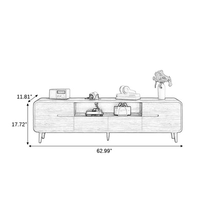 tv panel: Modern tv panel Made of Durable Manufactured Wood with Storage