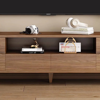 tv panel: Modern tv panel Made of Durable Manufactured Wood with Storage