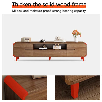 tv panel: Modern tv panel Made of Durable Manufactured Wood with Storage