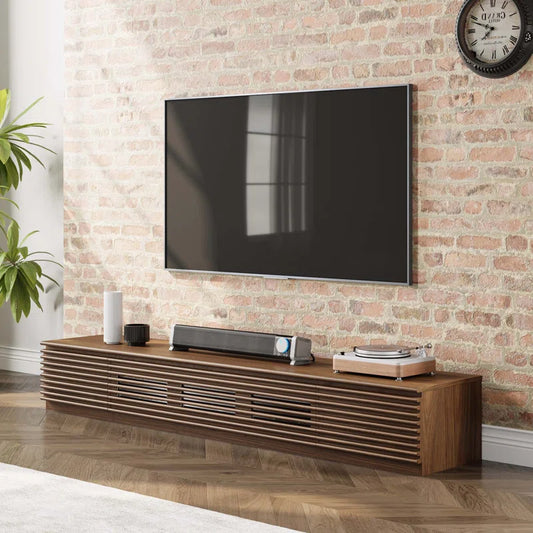 tv panel: Fully Assembled Minimalist TV Console with Drawers and Flip-down Door