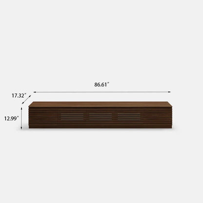 tv panel: Fully Assembled Minimalist TV Console with Drawers and Flip-down Door