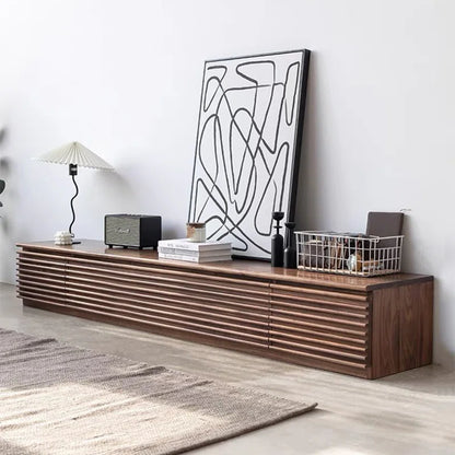 tv panel: Fully Assembled Minimalist TV Console with Drawers and Flip-down Door