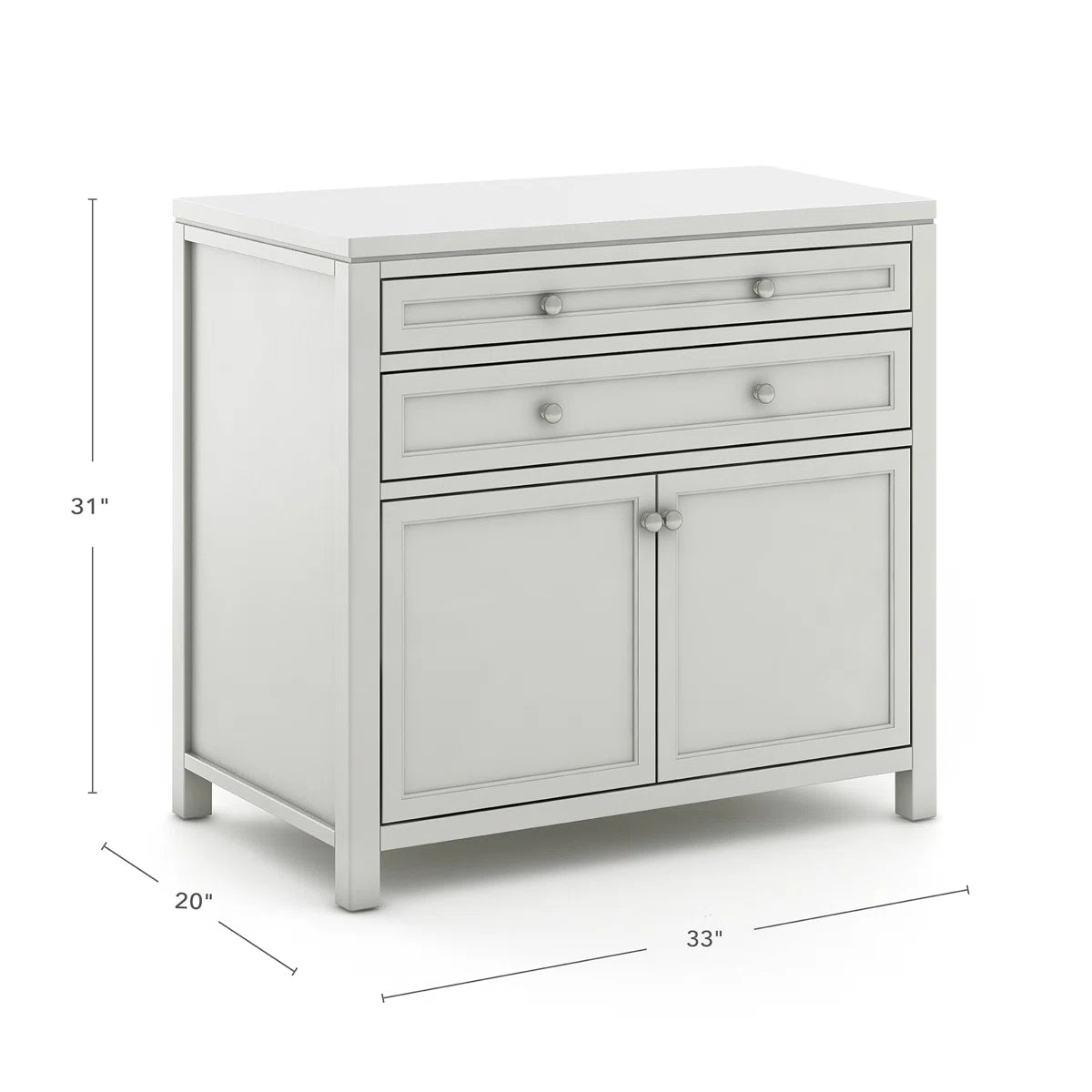 Kids Toy Storage Unit: 33'' Wide Pine Wood Art Organiser with Drawers, Shelves & Soft-Close Cabinets