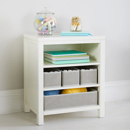Kids Toy Storage Unit: Martha Stewart Open Shelf Organiser with 4 Bins