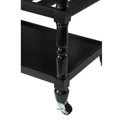 Kitchen Island Table: 45" Stainless Steel Top Kitchen Cart with Locking Wheels & Storage