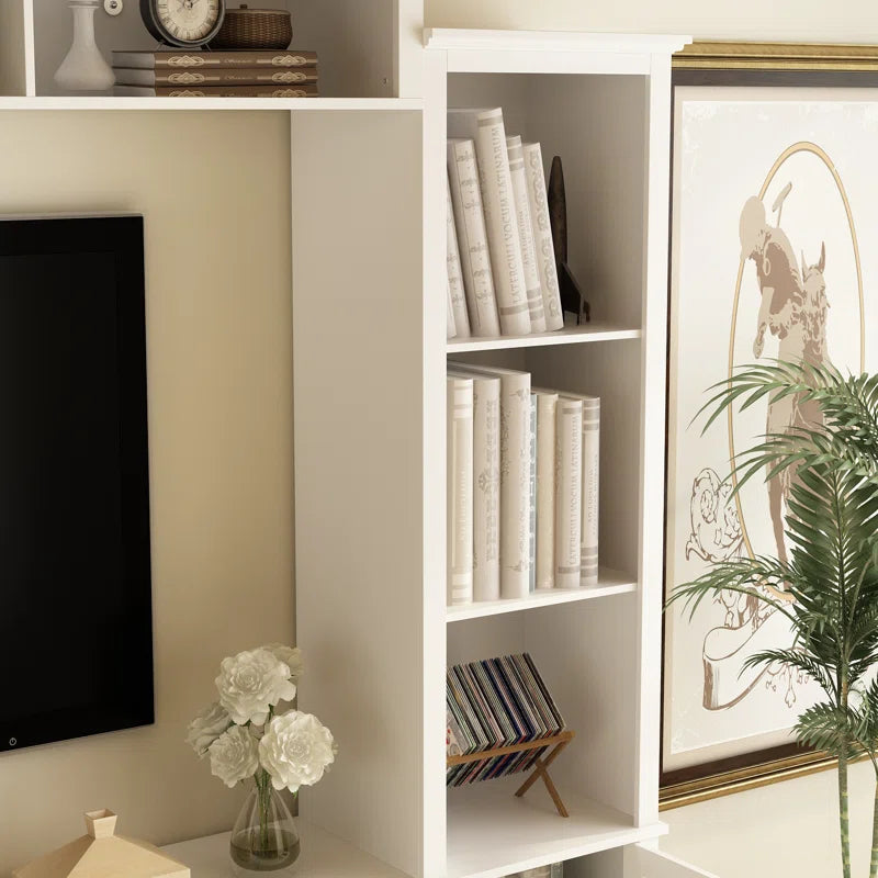 tv panel: TVs up to 65" are available at Mayge Entertainment Center