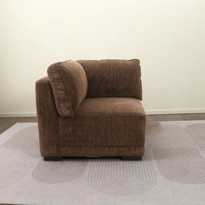 Luxury Sofa Sets: Modular Chenille Fabric Loveseat Set – Elegant, Configurable & Ultra-Comfy