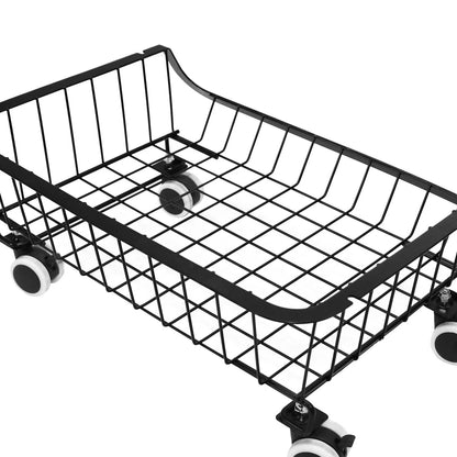 Kitchen Racks: 44.1" H x 16.1" W Wheeled Utility Cart