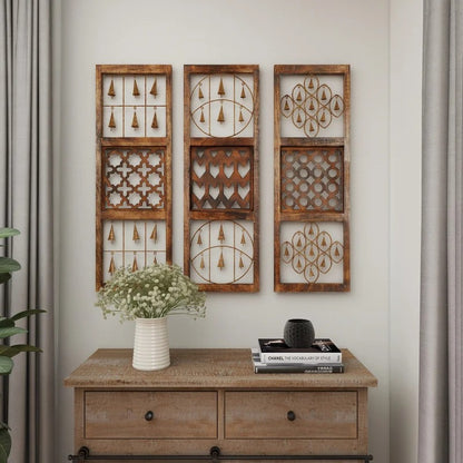 Wall Art: Metal Plants & Flowers Wall Decor