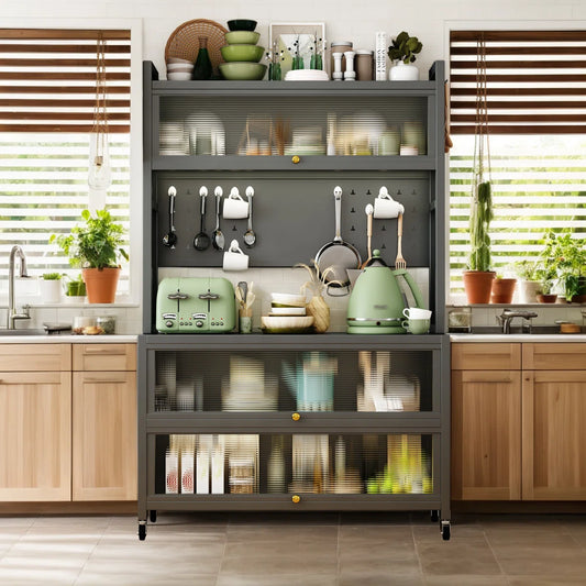 Kitchen Rack: Metal Standard Baker's Rack with Microwave Compatibility