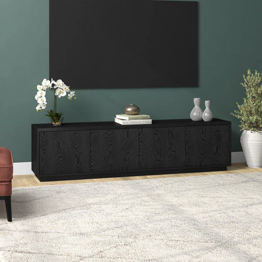 tv panel: TV furniture with elegant design and functional compartments for media storage
