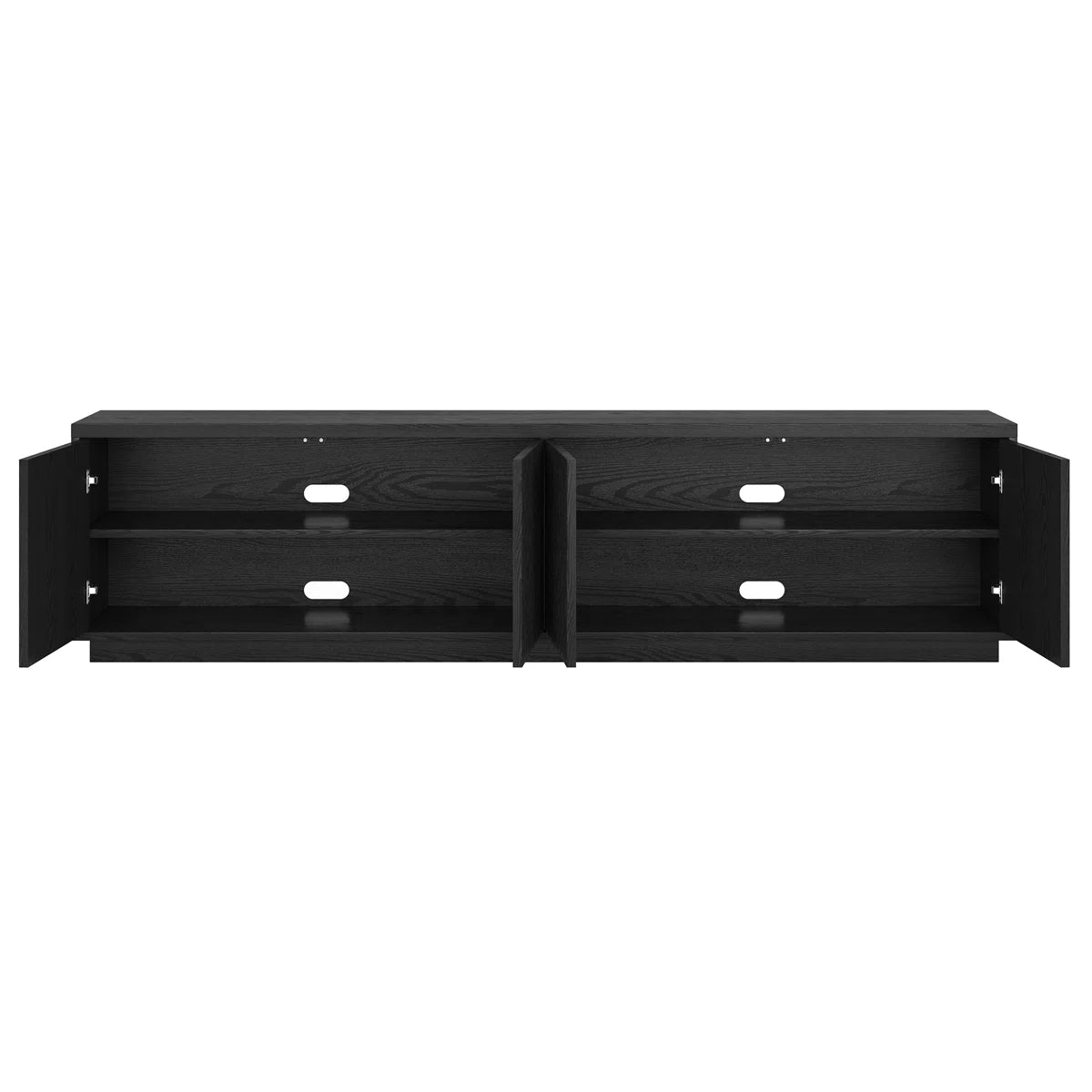 tv panel: TV furniture with elegant design and functional compartments for media storage