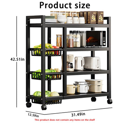 Kitchen Rack: Microwave-Compatibility Standard Baker's Rack made of Stainless Steel
