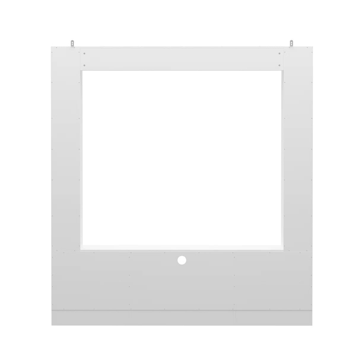 TV Panel: Stylish TV cabinet with multi-shelf layout and functional storage drawer