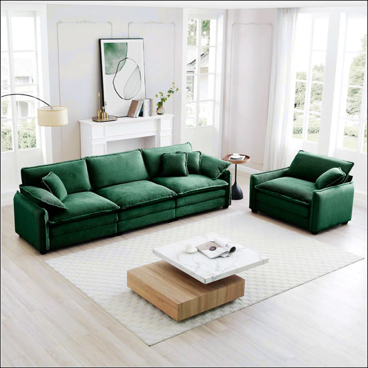 7 Seater Sofa Set: Modern Sofa Set for Stylish and Spacious Living Rooms