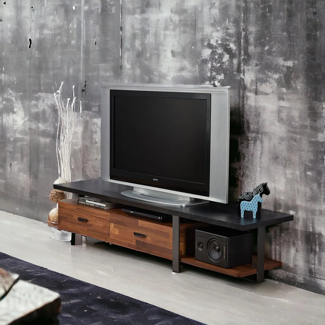 tv panel: Modern and Versatile tv panel with Stylish Storage Options