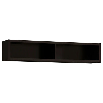 tv panel: 4-Piece Cappuccino Wood Entertainment Center with tv panel and Matching Storage Towers