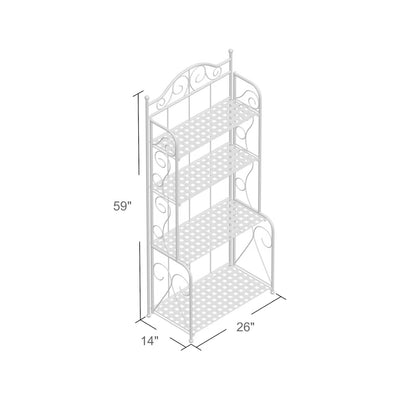 Kitchen Racks: 26'' Standard Baker's Rack in Wrought Iron