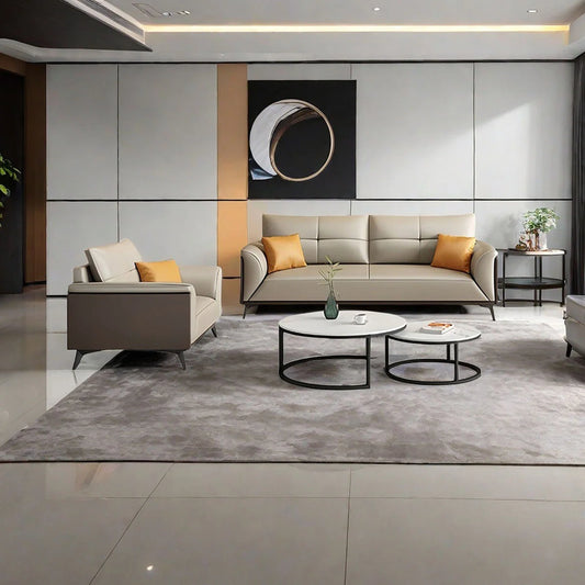 7 Seater Sofa Set: Simple Business Sofa Set for Modern Collection