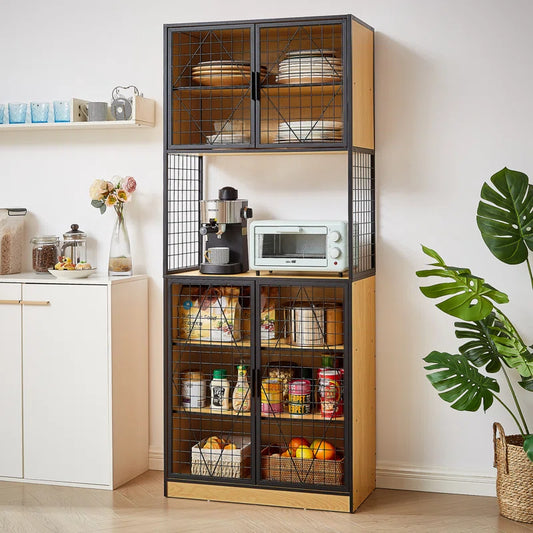 Kitchen Racks: 29.53'' Baker's Rack made of Steel with Microwave Compatibility