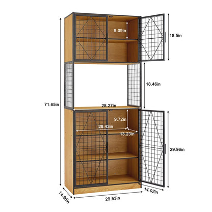 Kitchen Racks: 29.53'' Baker's Rack made of Steel with Microwave Compatibility